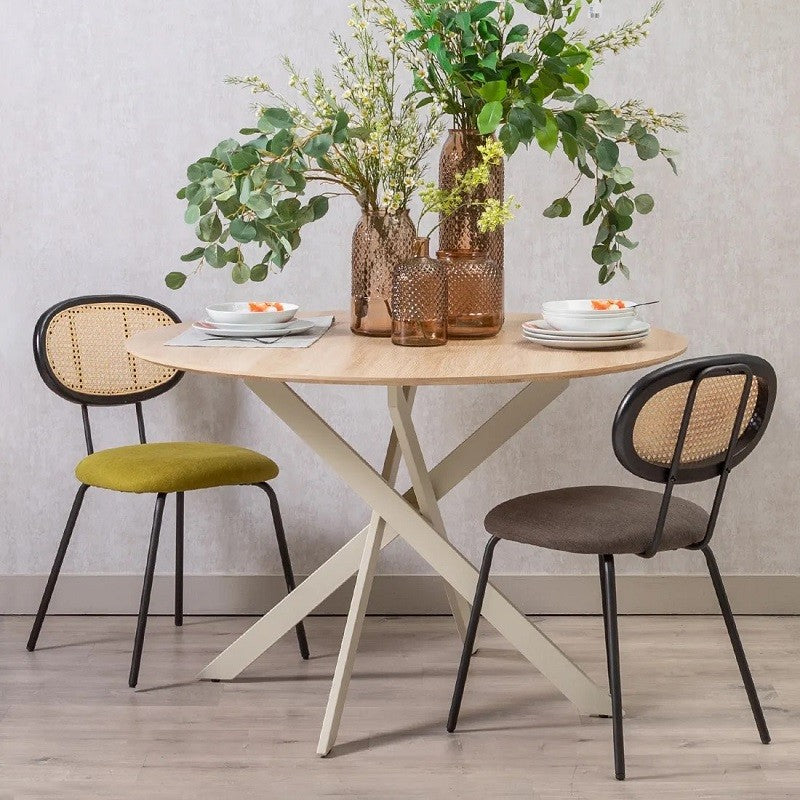 Mesa Comedor Redonda Natural 120 x 120 x 75 – Deco by Haru