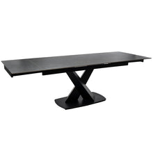 Cargar imagen en el visor de la galería, Mesa Comedor Valeri Extensible Negro 160 x 90 x 74
