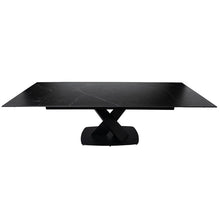 Cargar imagen en el visor de la galería, Mesa Comedor Valeri Extensible Negro 160 x 90 x 74
