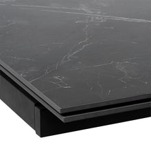 Cargar imagen en el visor de la galería, Mesa Comedor Valeri Extensible Negro 160 x 90 x 74
