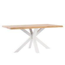 Cargar imagen en el visor de la galería, Mesa de Comedor Grace Madera de Roble Blanca 200 x 100 x 75
