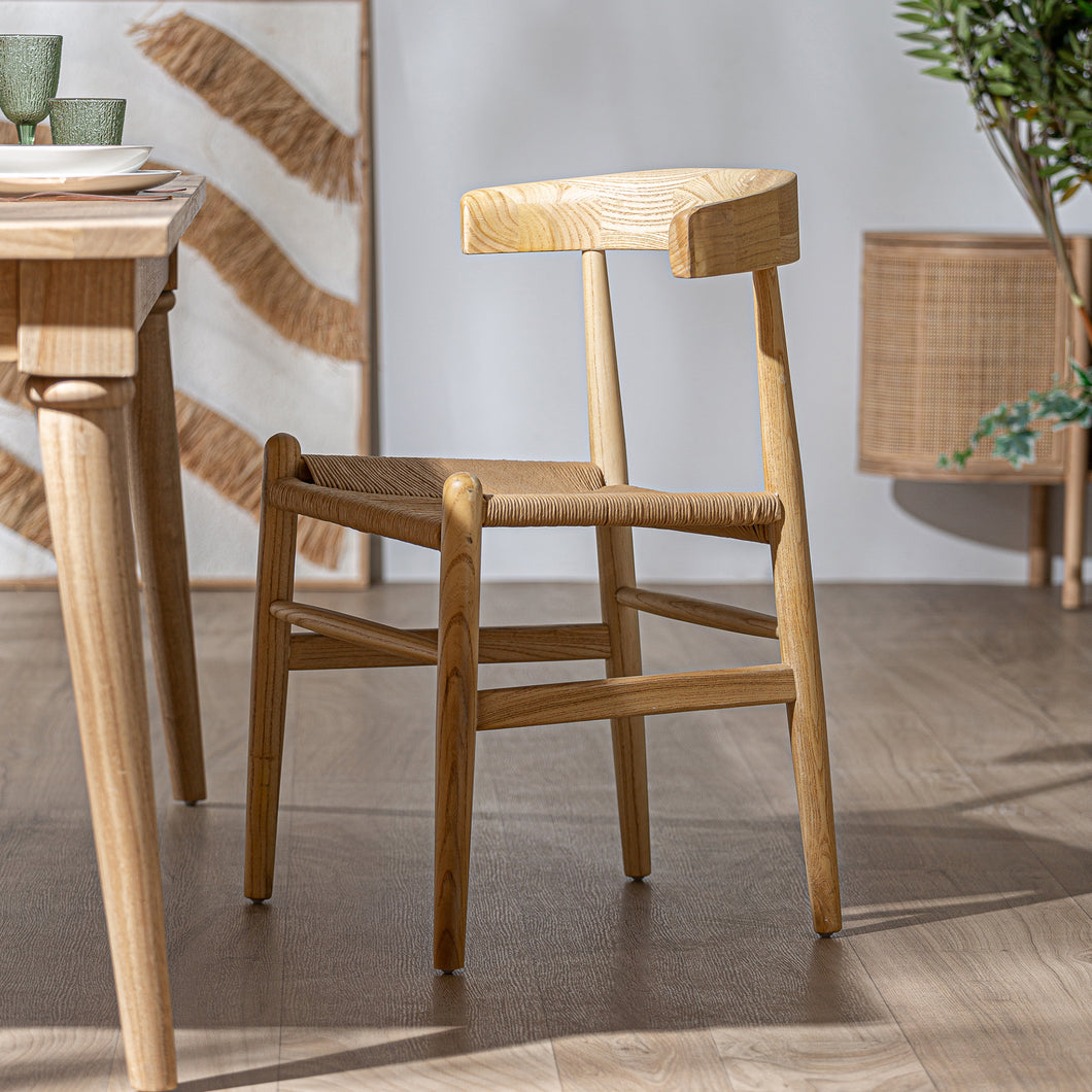 Silla Karvag Natural Madera de Olmo