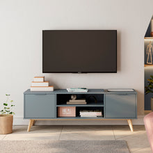 Cargar imagen en el visor de la galería, Mueble de TV Vittorio Verde Kaki 140 x 40 x 53
