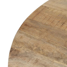 Cargar imagen en el visor de la galería, Mesa Comedor Madera de Mango Natural y Negro 150 x 150 x 77
