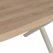 Cargar imagen en el visor de la galería, Mesa de Comedor Natural Crema 180 x 90 x 75
