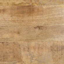 Cargar imagen en el visor de la galería, Mesa Comedor Madera de Mango Natural y Negro 150 x 150 x 77
