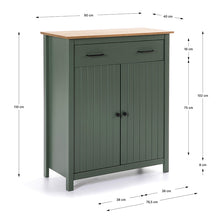 Cargar imagen en el visor de la galería, Mueble Auxiliar Oscar Verde 90 x 40 x 110
