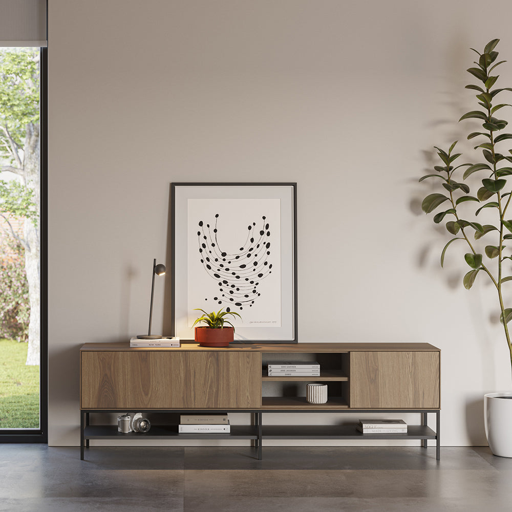 Mueble de TV Amira Roble 180 x 35 x 55