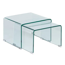 Cargar imagen en el visor de la galería, Mesa Auxiliar Cristal Set de 2
