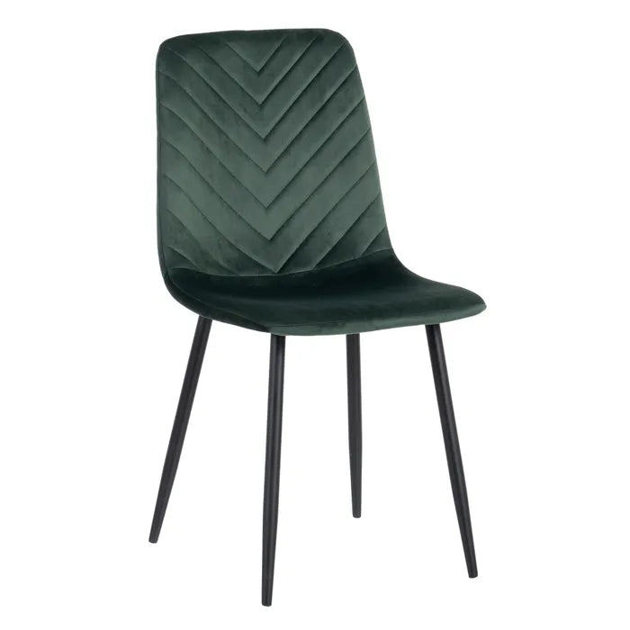 Silla Benoit Verde Oscuro Set de 4