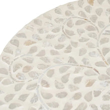 Cargar imagen en el visor de la galería, Mesa Auxiliar Merlina Beige Nácar 45 x 45 x 55
