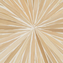 Cargar imagen en el visor de la galería, Mesa Auxiliar Merlina Beige Bambú 40 x 40 x 45
