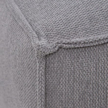 Cargar imagen en el visor de la galería, Puff Modular Gris Claro 94 x 94 x 44
