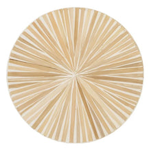 Cargar imagen en el visor de la galería, Mesa Auxiliar Merlina Beige Bambú 40 x 40 x 45
