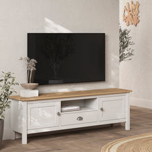 Cargar imagen en el visor de la galería, Mueble de TV Lorenzo Blanco Natural 158 x 40 x 53
