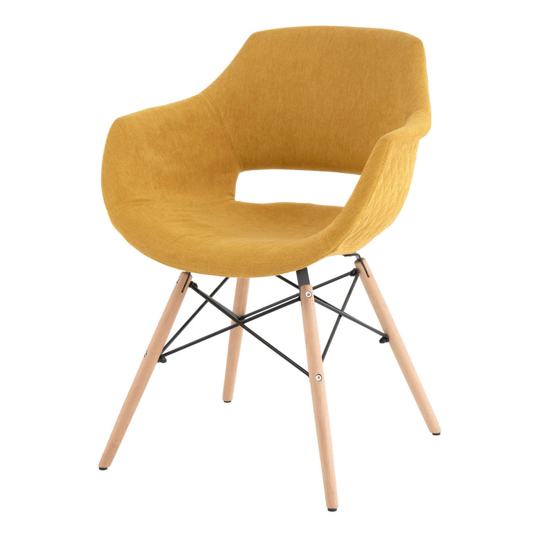 Silla Nadine Mostaza Set de 2